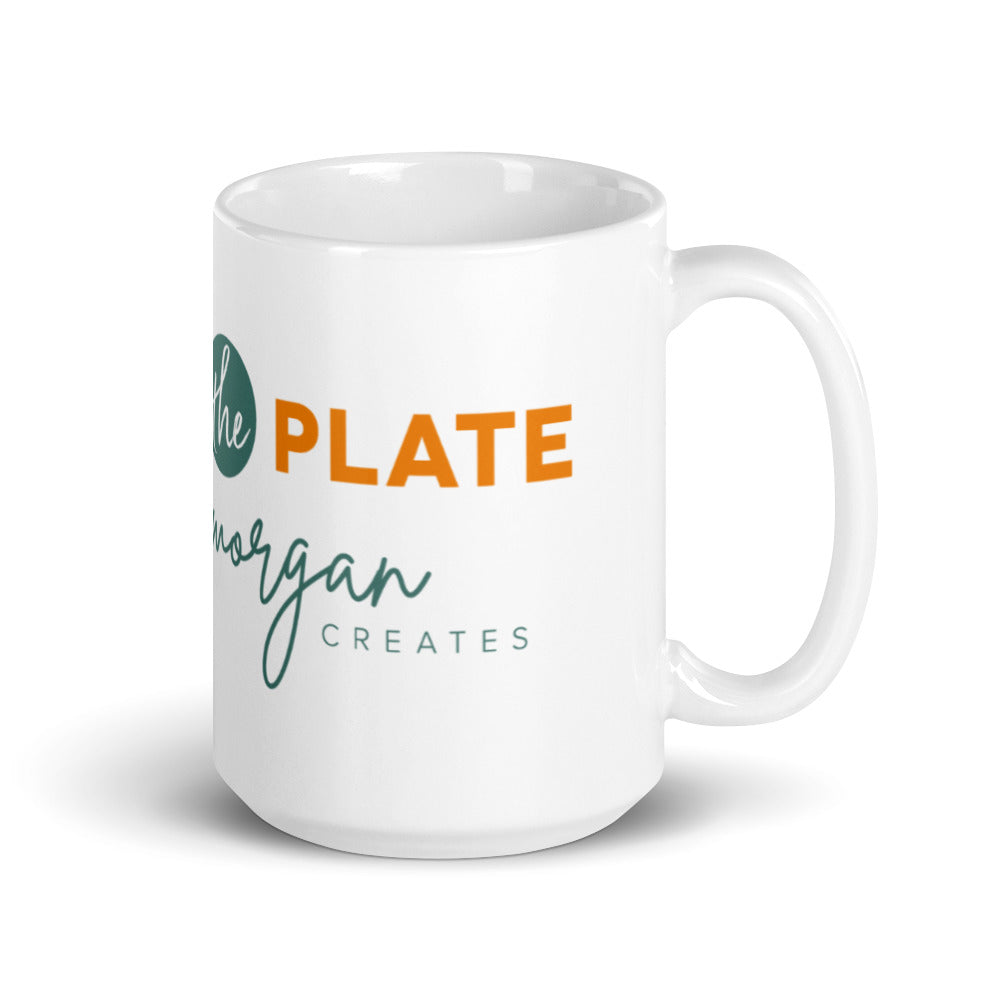 Beyond the Plate White Glossy Mug